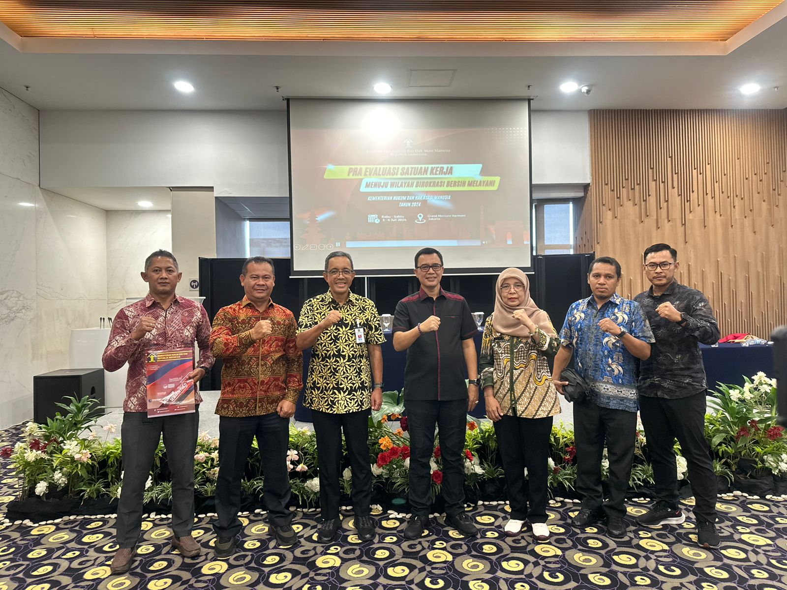 Kantor Imigrasi Kelas I TPI Jayapura Mengikuti Kegiatan Pra Evaluasi Satuan Kerja Usulan WBBM