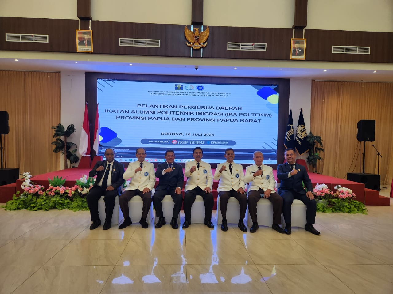 Pelantikan Pengurus Daerah Ikatan Alumni Politeknik Imigrasi IKA POLTEKIM Provinsi Papua dan Papua Barat